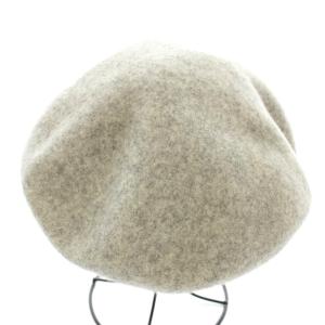 CA4LA ベレー帽 帽子 ホックデザイン ウール グレー ZKN02127 /KU