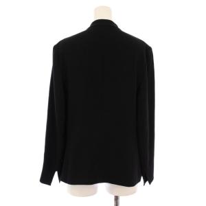 theory luxe ノーカラージャケット 40 黒 03-9104102 /BM