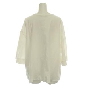 theory luxe Basalt 2 Combo Lorie Top Tシャツ カットソー 七分袖 40 白 03-5201001-000-040