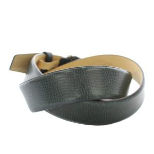 TOD'S ベルト レザー 5穴 85 緑 グリーン /KU