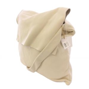 evam eva evameva エバムエバ ショルダーバッグ レザー 牛革 ワンカラー 無地 アイボリー タグ付き E195Z004 /BB