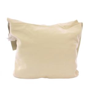 evam eva evameva エバムエバ ショルダーバッグ レザー 牛革 ワンカラー 無地 アイボリー タグ付き E195Z004 /BB