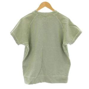 Nigel Cabourn LYBRO カットソー トレーナー スウェット地 半袖 コットン 42 緑 グリーン 8036-13-21000