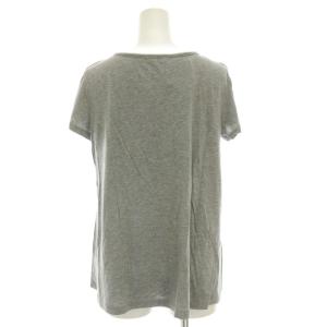 TABASA Tシャツ カットソー 半袖 34 グレー 胸元ギャザー G0731UB 004 /YM