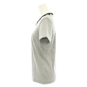 Tao AD2013 Tシャツ カットソー 半袖 ニット刺繍 S グレー 黒 ブラック TM-T032 /YT