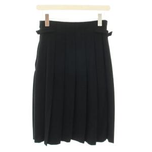 Tao AD1989 スカート ひざ丈 プリーツ ヴィンテージ M 黒 ブラック TS-08007M /YT