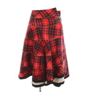 AD2019 ラップ調スカート S レッド