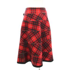 Tao AD2019 ラップ調スカート S レッド