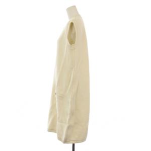 CHANEL uniform 23SS ノースリーブニットワンピース ココボタン M U04162R49001