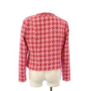 CHANEL uniform ノーカラージャケット ツイード ココボタン