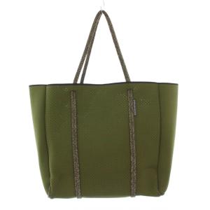 フライングソロ トートバッグ ハンドバッグ パンチング ロゴ カーキ 9911100038 /BB