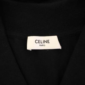 CELINE トリオンフ ポロシャツ M ブラック
