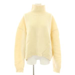 ハロー HELLO 肉厚ウールビッグシルエットハイネックニット セーター 長袖 00 白 ホワイト MB164-8020ES