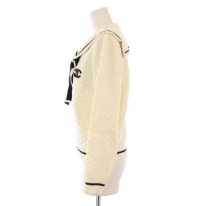 CHANEL uniform セーラー ココマーク ボウタイリボン ウール S