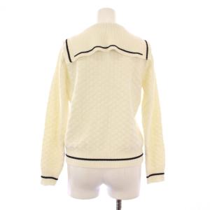 CHANEL uniform セーラー ココマーク ボウタイリボン ウール S