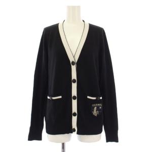 uniform 18P ニットカーディガン ココボタン M ブラック U03727K07701
