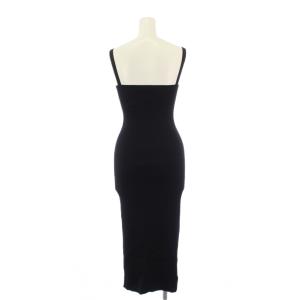 CHANEL uniform 23A リブニットキャミワンピース ココマーク S U05136K06558