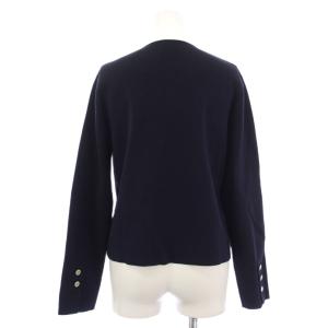 CHANEL uniform 23SS ニットカーディガン ココボタン 38 ネイビー U04375RG04328