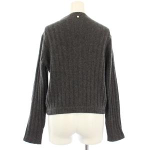 FOXEY カーディガン カシミヤ 40 グレー 10086