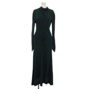 ロングワンピース 34 ダークグリーン FU-I-0P001
