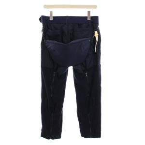Mountain Research Mountaineer's Trousers ボンデージパンツ フリース切替 M 紺 ウエストポーチ付き