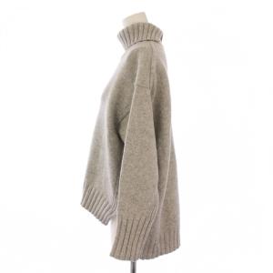 MACPHEE ウールカシミヤハイネックプルオーバー ニット セーター 長袖 S グレー 12-02-85-02631