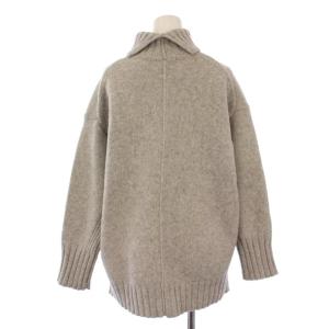 MACPHEE ウールカシミヤハイネックプルオーバー ニット セーター 長袖 S グレー 12-02-85-02631