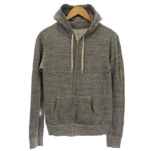 エヌハリ 47PIECES ZIP UP HOODIE パーカー ジップアップ スウェット 36 グレー