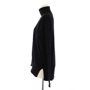 Theory ニット セーター 長袖 タートルネック カシミヤ S 黒 01-1301718 /BM