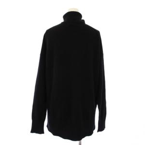 Theory ニット セーター 長袖 タートルネック カシミヤ S 黒 01-1301718 /BM
