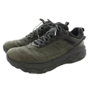 HOKA ONE ONE チャレンジャー ロー GTX ワイド スニーカー ローカット レザー US9.5 27.5cm カーキ