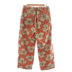 Le glazik イージーパンツ ウエストゴム ワイド 36 マルチカラー 総柄 LG-E0048 BTK /RR