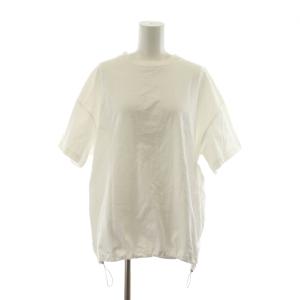 シャーリングＴシャツ カットソー 半袖 F 白 ホワイト 25070400817010 /RR