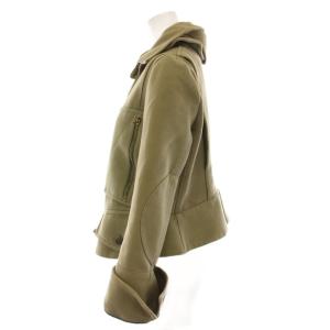 CELINE ミリタリージャケット 38 カーキ 2 5D80/2667