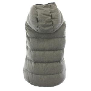 DUVETICA フェベデュエ FEBEDUE ダウンベスト アウター フード 40 グレー 紺 ネイビー D.911.00.OS/1087