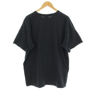 WTAPS Tシャツ カットソー 半袖 クルーネック ロゴ プリント コットン 02 紺 ネイビー /KU
