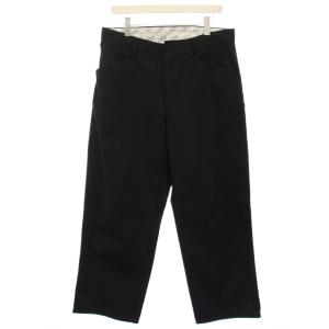 WP WIDE PANTS ワークパンツ ジップフライ L 黒 231SPNH-PTM01 /TK