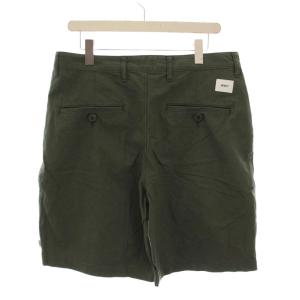 WTAPS TUCK SHORTS ショートパンツ ハーフパンツ 3 カーキ 緑 221WVDT-PTM07 /YM