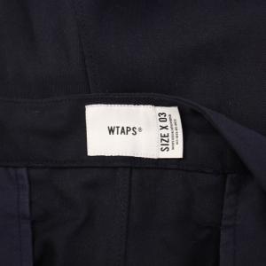 WTAPS TRCK TROUSERS PANT タックトラウザーズパンツ スラックス ジップフライ 3 紺 ネイビー