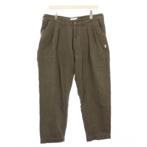 TUCK 01 TROUSERS COTTON FLANNEL タック01トラウザーズコットンフランネル