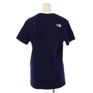 THE NORTH FACE Tシャツ カットソー 半袖 クルーネック ロゴ L 紺 NTW32402Z /BM