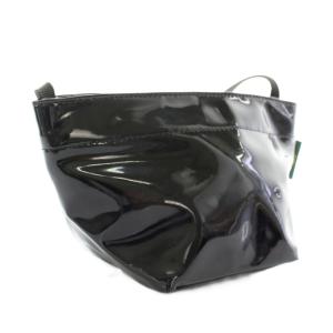 Hervé Chapelier ヴェルニ Vernis ショルダーバッグ エナメル 黒 ブラック 1927 /YT