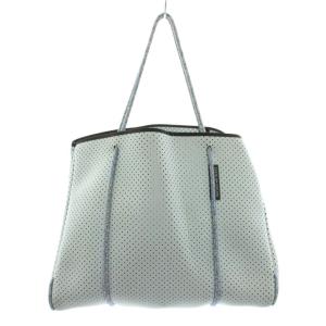 フライングソロミスティックブルー トートバッグ ネオプレン 保存袋 ポーチ 水色 ライトブルー /YT