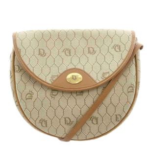 ハニカム柄 ショルダーバッグ ベージュ