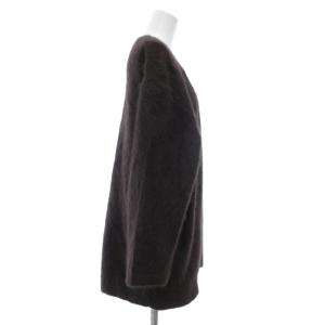 IENA 22AW  Vネックカーディガン フォックス カシミヤ 長袖 茶 ブラウン 22080900717030