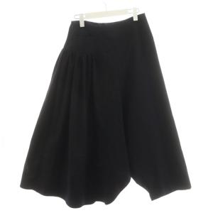 Yohji Yamamoto 19SS シワギャバアシメパンツ ウール 1 ブラック FH-P11-100