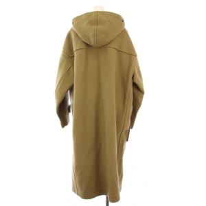 HYKE ダッフルコート アウター ロング ウール 2 カーキベージュ 182-17161 /KH