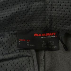 MAMMUT アルトパンツ ロゴ 刺繍 ナイロン 46 黒 ブラック 1020-03750 /AN31
