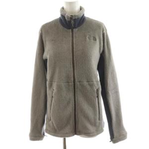 ジップインバーサミッドジャケット フリースジャケット ロゴ L グレー NAW61204 /AN15