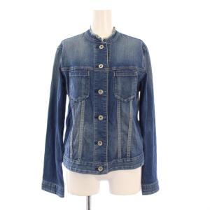 NEMIKA デニムジャケット Gジャン ジージャン ノーカラー アウター ショート丈 ストレッチ 11